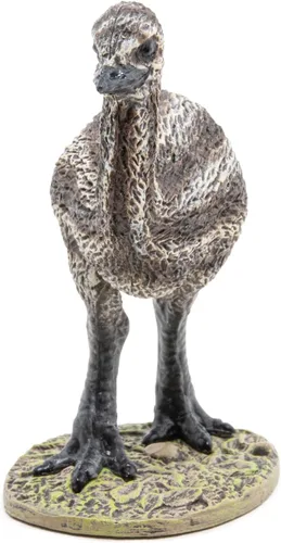 Vista 4 de Papo - Figura realista de bebé Emu - A partir de 3 años - Colección Wild Life - Juego educativo de pájaros jóvenes - Juguete de idea de regalo