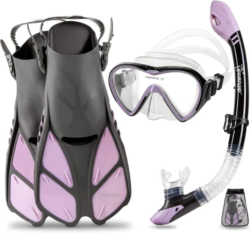 Vista 14 de Seavenger Conjunto de Snorkel Aviator con Bolsa de Equipo