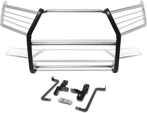 Vista 9 de DNA Motoring GRILL-G-064-BK - Protector de rejilla para parachoques delantero, color negro, compatible con Rav4 01-05