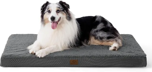Vista 33 de Bedsure - Cama ortopédica pequeña para perros chicos, impermeable, con funda extraíble lavable, tapete de espuma con forma de huevera para mascotas