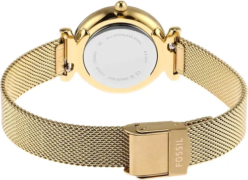 Vista 5 de Fossil Carlie Mini Reloj casual de cuarzo de acero inoxidable para mujer