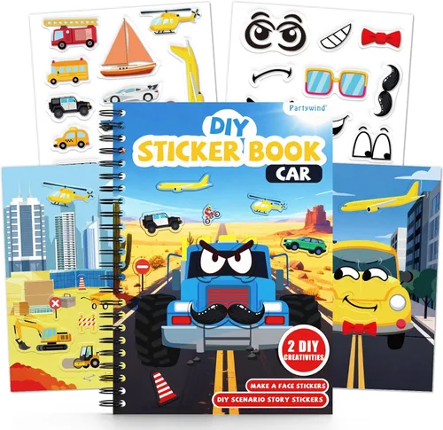 Vista 9 de Libro de calcomanías reutilizables de animales para niños pequeños, calcomanías 3D divertidas de gelatina de animales, calcomanías lavables