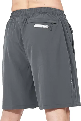 Vista 3 de NORTHYARD - Pantalones cortos deportivos para correr para hombres, ligeros, de secado rápido, 7, 5 o 9 pulgadas, para senderismo, deportes, gimnasio