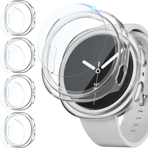 Vista 8 de Rc-Z - Funda protectora de pantalla para Samsung Galaxy Watch 5 4 de 1.575 in (6+6 unidades)