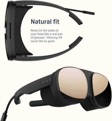 Vista 8 de HTC Auriculares de realidad virtual Vive Flow con controlador