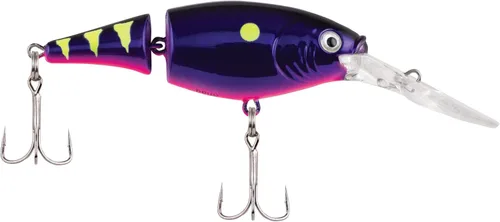 Vista 13 de Berkley Flicker Shad Jointed Fishing Hard Bait Negro plateado