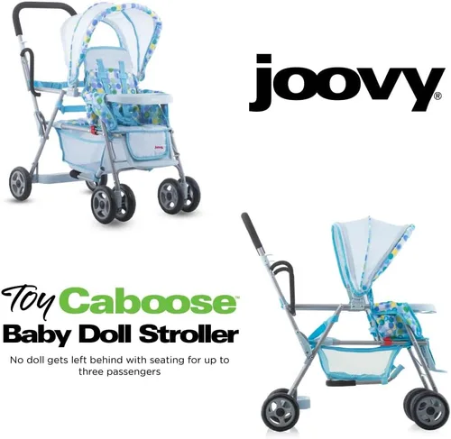 Vista 4 de Carriola para muñecas de juguete cabús de Joovy , Azul