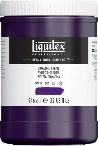 Vista 64 de Liquitex Pintura acrílica profesional de alto espesor, envase de 473 ml, tono carmesí alizarina permanente Alizarin Crimson Hue Permanente