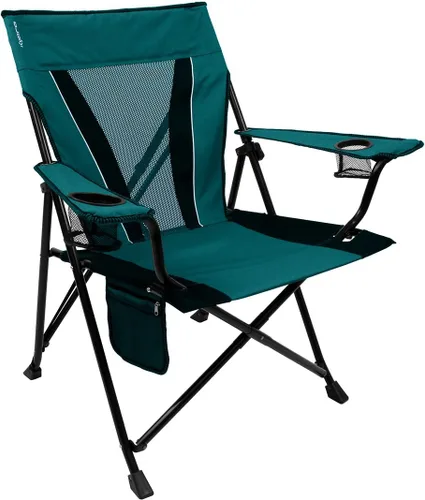Vista 6 de Kijaro Silla de camping portátil XXL de doble bloqueo, soporta hasta 400 libras, disfruta del aire libre en una silla plegable versátil, silla
