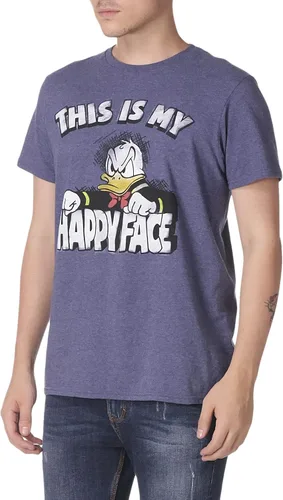 Vista 2 de Camiseta Donald Duck Angry Grumpy This Is My Happy Face
