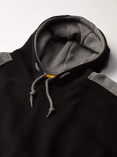 Vista 3 de Cat Men's Logo Panel Hooded Sweatshirt (Regular and Big Sizes)