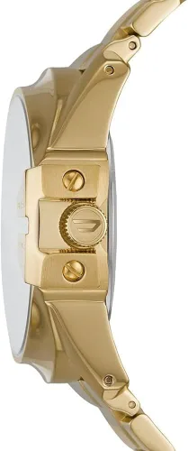 Vista 3 de Diesel Mens Master Chief Three-Hand Date44 mm Case Size Stainless Steel Watch