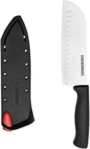 Vista 8 de Farberware 5158146 EdgeKeeper - Cuchillo utilitario, 4.5 pulgadas, color negro