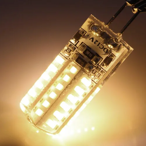 Vista 6 de RAYHOO - 10 bombillas LED G4 JC de base bi-pin de 3 W AC/DC 12 V 20 W-30 W T3 bombillas halógenas de repuesto para paisaje (blanco cálido 3000 K)