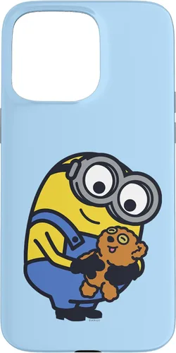 Vista 30 de iPhone 13 Despicable Me Minions Bob Holding Teddy Bear Case