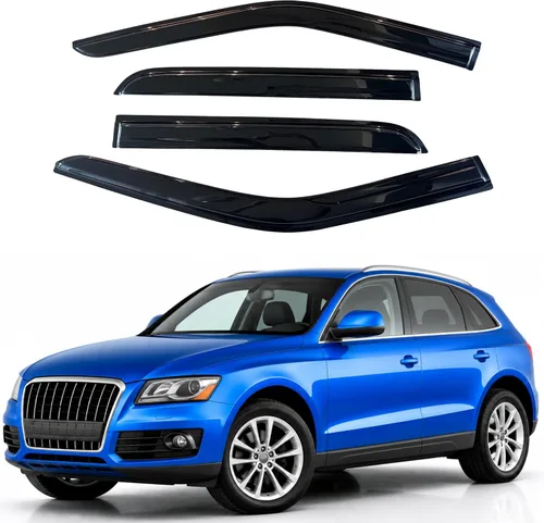 Vista 268 de Visera de ventana IG para Ford Focus Sedán y Hatchback 2012-2018, Protector de ventana lateral para lluvia y viento estilo Mugen, extra duradero