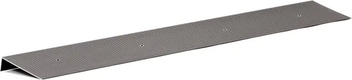 Vista 3 de Umbral plano de aluminio resistente con sello de hueco, 6 pulgadas de ancho x 1.5 pulgadas de alto, resistente a la intemperie, ideal para tráfico