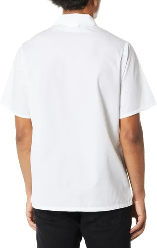 Vista 3 de Uncommon Threads Camisa unisex sin bolsillo para restaurante con cierre a presión