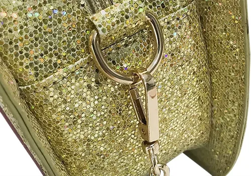 Vista 5 de QZUnique Botellachaqueta de la motocicletaperfumegamepad bolso de hombro para las mujeres PU cuero bolso cremallera cierre Crossbody bolsa