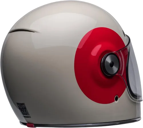 Vista 7 de BELL Bullitt - Casco (blanco brillante TT Vintage/Oxblood - S)