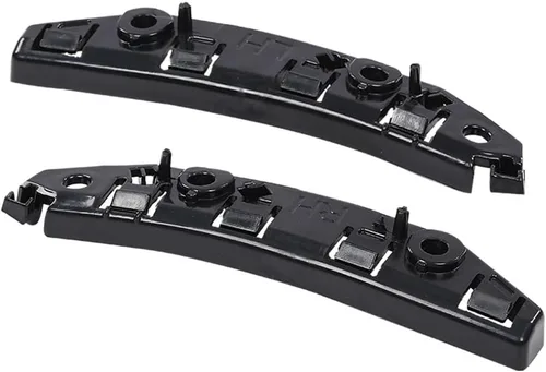Vista 3 de CHEDA Soporte de parachoques delantero negro Guardabarros lado izquierdo y derecho compatible con Tesla Model 3 2017-2020 1084181-00-E, 1084182-00-E