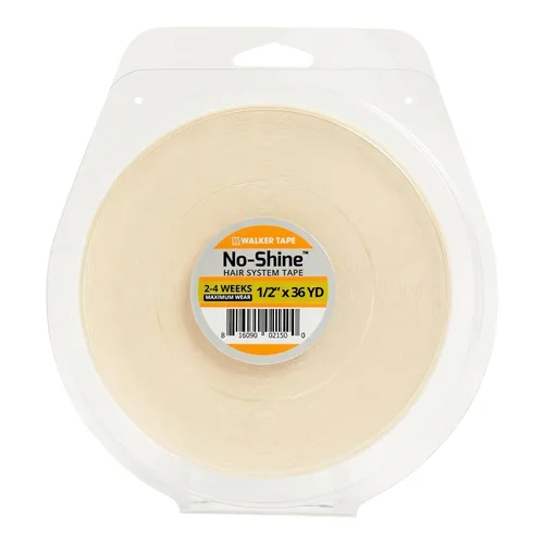 Vista 11 de Walker Tape No-Shine - Rollo de cinta para sistema capilar de 1/2 pulgada x 12 yardas, cinta hipoalergénica de doble cara para pelucas, sistemas