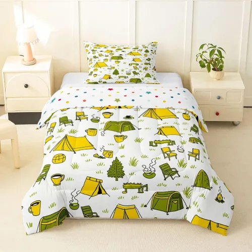 Vista 34 de Erosebridal Yoga Gifts Comforter Set for Kids Boys Girls Yoga Chakras Bedding Sun and Moon Duvet Set Boho Tribal Comforter Twin with 1 Pillowcase