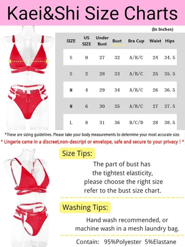 Vista 5 de Kaei&Shi Nailon opaco con tiras, bralette, tanga de cintura alta, lencería de 2 piezas