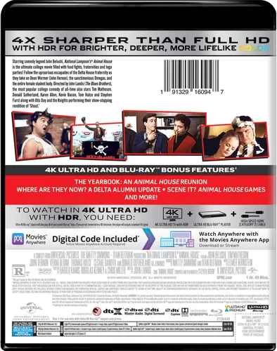 Vista 2 de National Lampoons Animal House - 4K Ultra HD Blu-ray Digital 4K UHD