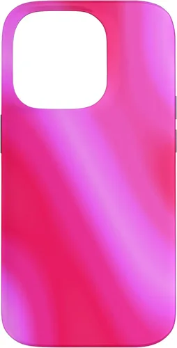 Vista 17 de Funda para iPhone 16 Pink WAVES