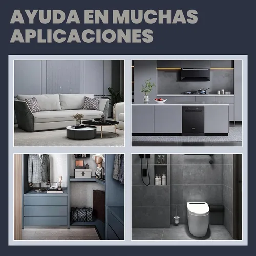 Vista 6 de FOOGWEE Cepillo de limpieza de hendiduras de cerdas duras, herramientas de limpieza del hogar, suministros multiusos para cocina, baño, inodoro Negro