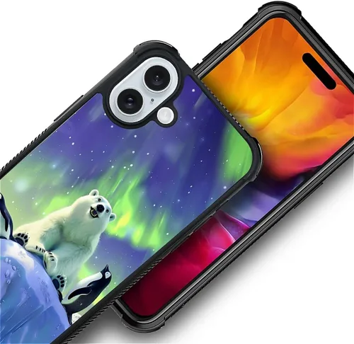 Vista 482 de Funda compatible con iPhone 15, diseño de elefantes africanos, diseño increíble a prueba de golpes, antiarañazos, carcasa trasera de policarbonato