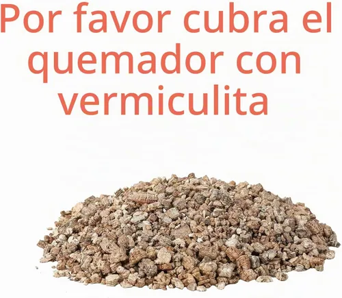 Vista 6 de Lana de roca + Piedra lave + Vermiculita para leña de gas (para chimenea de 18-24 pulgadas)