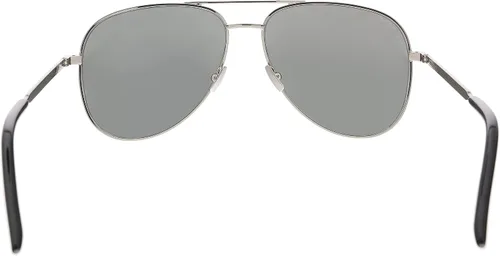 Vista 4 de SAINT LAURENT Gafas de sol unisex Silver Aviator Classic 11 FOLK 003