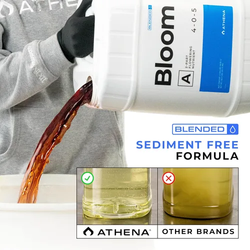Vista 5 de Athena Bloom Parte A - 5 galones Nutrientes hidropónicos líquidos para plantas con flores y frutas LQ-BLA-5G