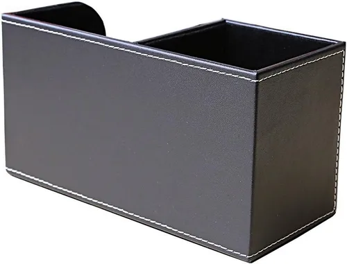 Vista 6 de KINGFOM Juego de organizador de escritorio de oficina T102-3PCS/suministros de oficina Ecológico de cuero sintético incluye soporte para caja