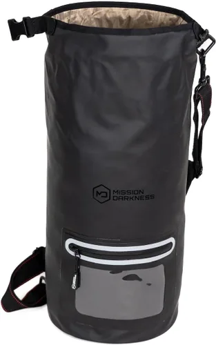 Vista 8 de Mission Darkness Dry Shield Faraday Tote 15L/ Bolsa seca impermeable para seguridad y transporte de dispositivos electrónicos, bloqueo de señal