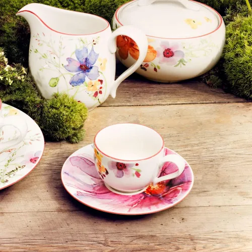 Vista 2 de Villeroy & Boch Mariefleur 1041001430 - Taza de café expreso, 5.9 in