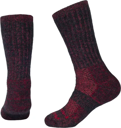 Vista 8 de Calcetines de alpaca extra acolchados para botas - Transpirables, cálidos, absorbentes
