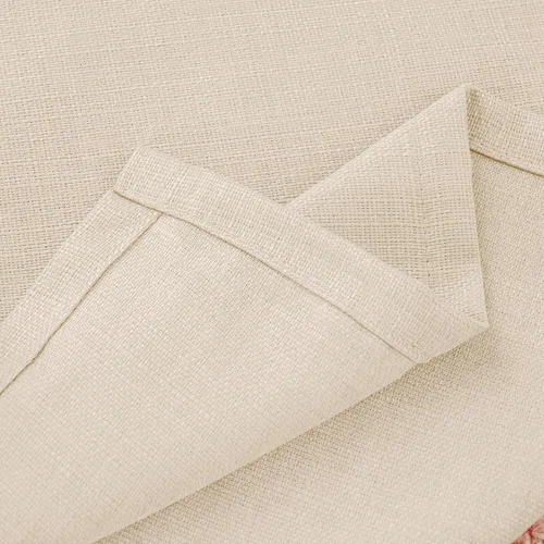 Vista 253 de BGment Cortinas de Lino Beige de 63 Pulgadas de Largo 2 Paneles - Tratamientos para Ventanas con Textura de Arpillera Filtrantes de Luz Cortinas B