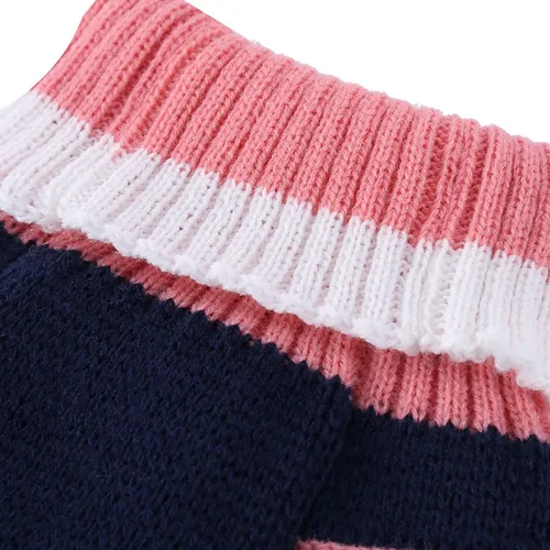 Vista 5 de Jecikelon Suéteres para Mascotas Perros para Perros Pequeños Vestido con Ropa de Punto de Nieve Suéter de Cuello Alto Ropa para Perros Suéter Cálido