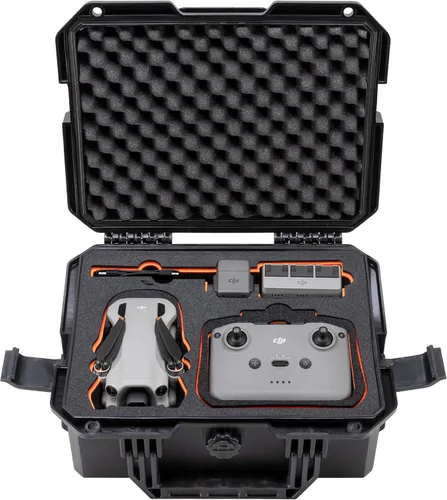 Vista 4 de Eylar 13.8" Intact Series Compact Hard Drone Case, Fits DJI Mini 4 & 5 Pro, Waterproof Crushproof, with Protective Foam