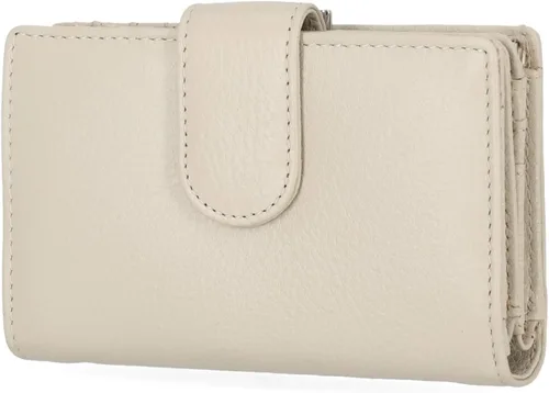 Vista 10 de Mundi Rio - Cartera de piel para mujer, pequeña con marco Bittersweet