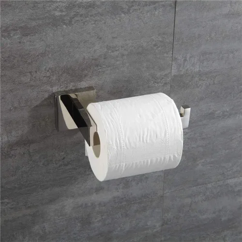 Vista 3 de Turs- Portapapel higiénico de acero inoxidable, portatoallas, de gancho para batas, barra colgadora de toallas, para rollo de papel higiénico a