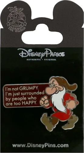 Vista 2 de Disney No soy gruñón Pin de Blancanieves y los siete enanos, Multicolorido