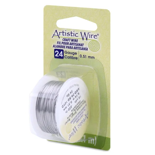 Vista 9 de Artistic Wire, Alambre de acero inoxidable calibre 18, 57 pies