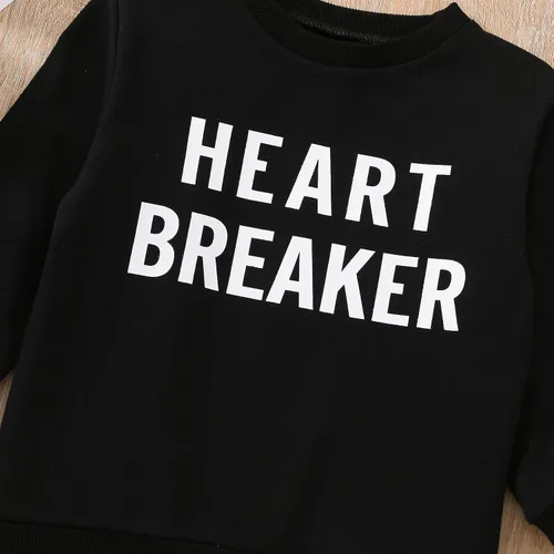 Vista 41 de Traje de San Valentín para bebé, niña, niño, traje de San Valentín, sudadera de manga larga con estampado de corazón