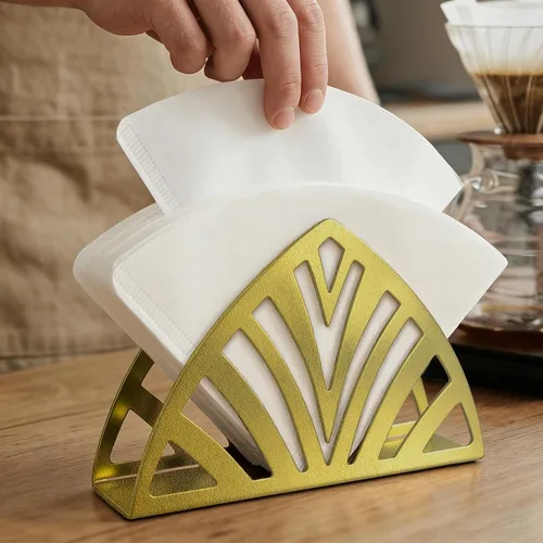 Vista 11 de Resama Servilletero de pie moderno para mesa, dispensador de servilletas de metal negro, tenedor, cuchara estilo servilletero, adecuado para cocina