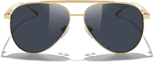 Vista 2 de MERRY'S Gafas de sol polarizadas clásicas de aviador para mujeres y hombres, lentes de sol retro de conducción UV400 de metal