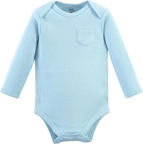 Vista 3 de Touched by Nature Unisex Baby Organic Cotton Long-Sleeve Bodysuits